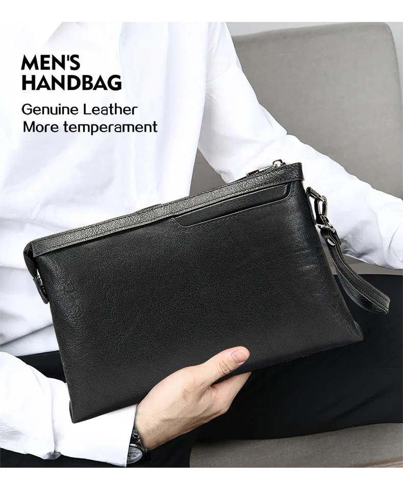 Мужская деловая сумка из натуральной кожи, мужские мини-сумки из воловьей кожи, клатч кошелек бумажник, держатель для сигарет