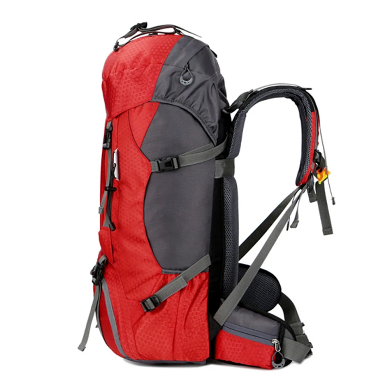 New 50L& 60L Outdoor Backpack Camping Climbing Bag Waterproof Mountaineering Hiking Backpacks Molle Sport Bag Climbing Rucksack