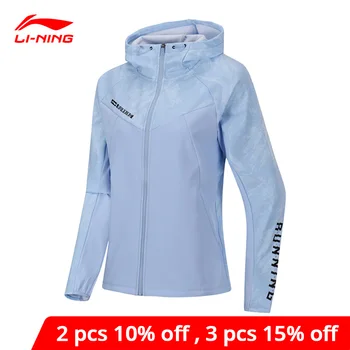 

Li-Ning Women Running Series Windbreaker Regular Fit 91.1% Polyester 8.9% Spandex li ning LiNing Sports Coat AFDP236 WWF936
