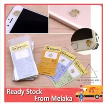 

Sticky Decor Retangle Sticker for Mobile 24k Gold-Plated Anti-Radiation Computer Cell Camera Desk Tablet Sticker Sheet Car Cover