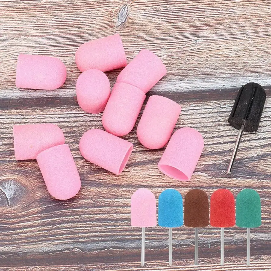 Sanding Ring Cap Nail Art Sanding Band Nail Polishing Grinding Head Sanding Ring Cap 16 x 25mm