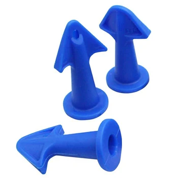 

3 Pcs/set Finishing Durable Floor Clean Eco-friendly Caulking Construction Home Accessories Sealant Tool Rubber Trowel Nozzle