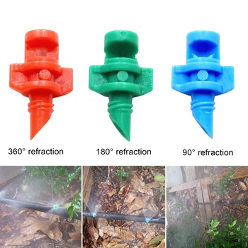 

100 Pcs Micro Sprayer Nozzles Replacement Jet Mister for Hydroponic Garden Plant Lawn Irrigation MU8669