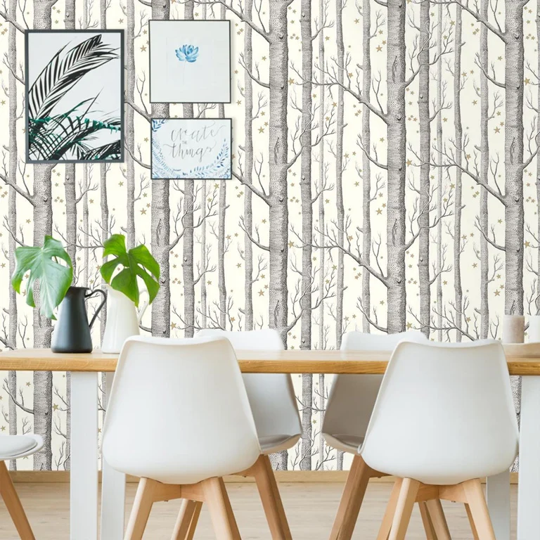 de Parede Mural, Woods Forest, Estilo escandinavo, FLC46001