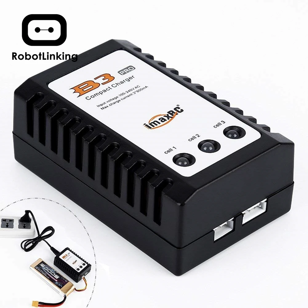 Радиоуправляемый iMax B3 Pro Compact 2S 3S Баланс Зарядное устройство литий LiPo батарея для вертолета, ЕС штекер/США штекер