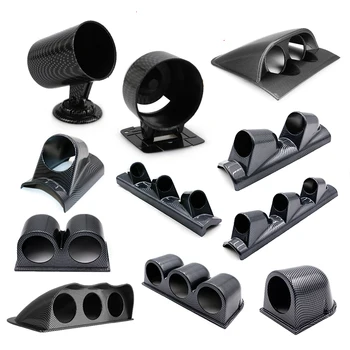 

2INCH 2.5INCH Car Gauge Pod Universal Carbon Single Double Triple Meters Holder for Left Right Drive Car for 52mm 60mm Gauges
