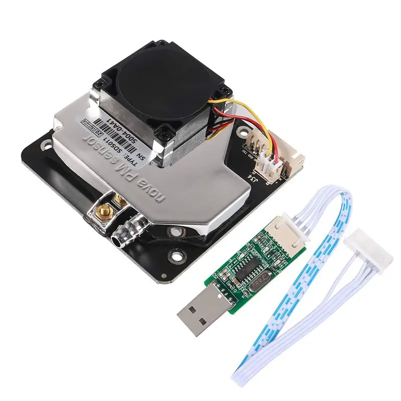 PM Sensor SDS011 High Precision PM2.5 Air Quality Detection Module Super Dust Sensors Digital Output For Arduino | Электронные