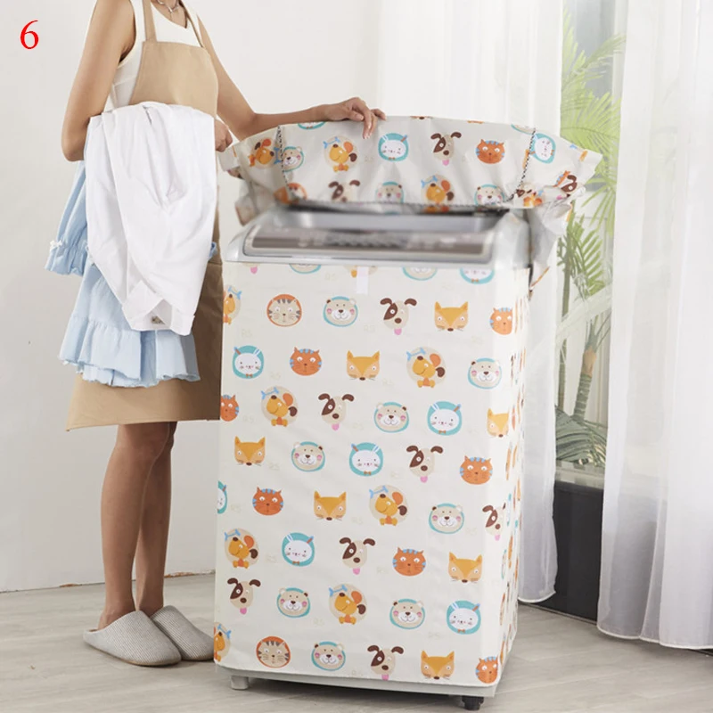 Waterproof Washing Machine Cover Top Sunscreen Home Automatic Impeller Roller Dust for Drum Accessories | Дом и сад