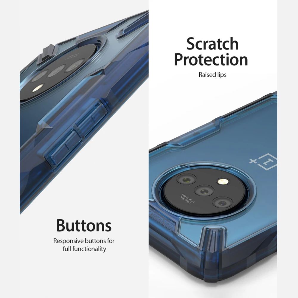 Ringke Fusion X для Oneplus 7T чехол двухслойный PC прозрачная задняя крышка и мягкая TPU Рамка гибридный сверхмощный защитный Камуфляжный цвет