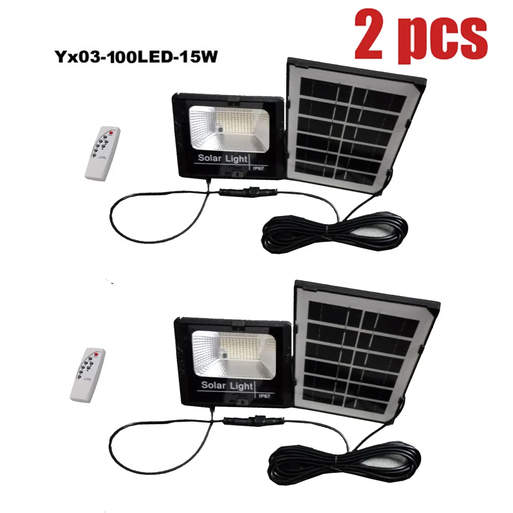 Светодиодный светильник на солнечных батареях для улицы беспроводной сада