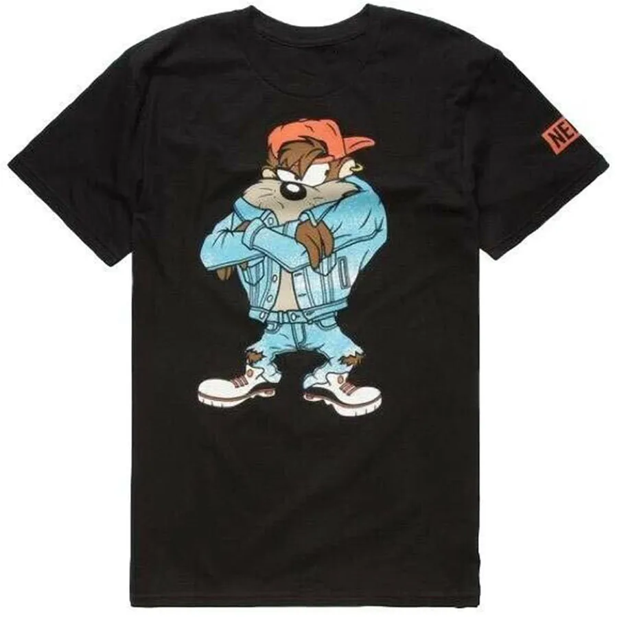 Neff Looney Tunes Taz двухсторонняя Черная Мужская футболка новые классические