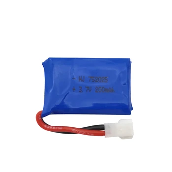 

3.7V 200mAh For Syma X4 X11 X13 rc plane drone aircraft battery 3.7V 200mAh lithium battery model aircraft 752025