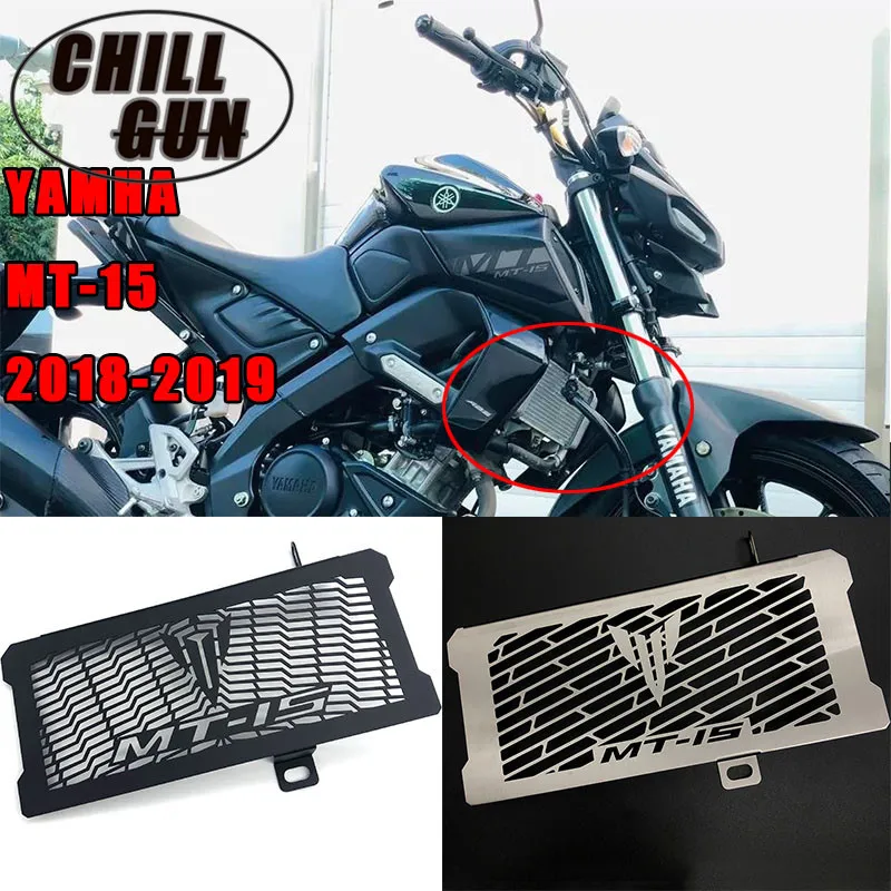 Мотоциклетная решетка радиатора защитная крышка для YAMAHA MT 15 2018 20192020 MT15 18 20