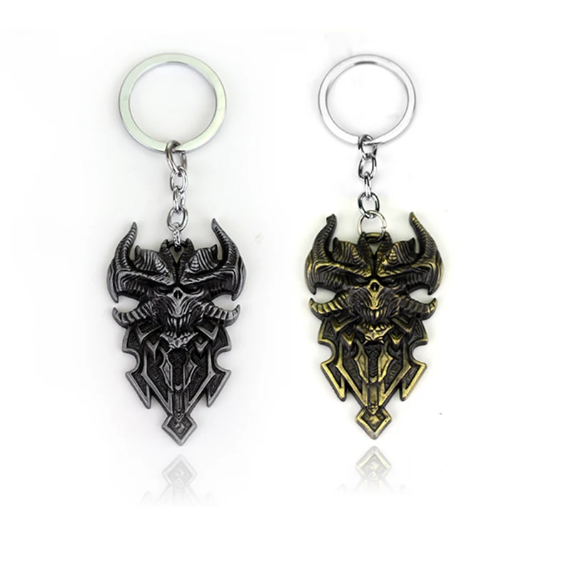 Горячая игра Diablo III логотип Blizzard брелок держатель винтажные из металлического сплава Diablo Reaper of Souls расширение брелок ювелирные изделия подарок