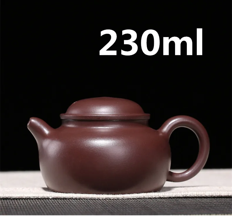 

Teapot Yixing Zisha Clay Chinese Handmade Tea Pot Gongfu Tea Set 230ml High Quality New Design Safe Packaging With Gift Box