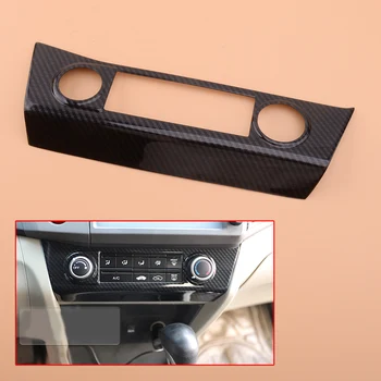 

Carbon Fiber Style Console AC Switch Control Panel Trim Cover ABS Car Fit for Honda Civic 9th 2012-2015