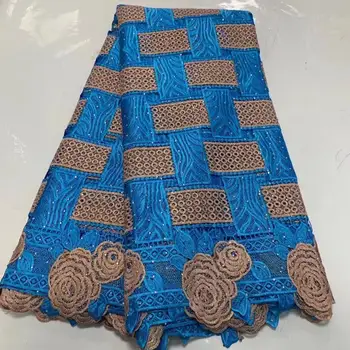 

New Arrival African Guipure Lace Cord Lace Embroiderey French African Cord Lace Fabric High Quality Nigeria Lace Fabric 5yard