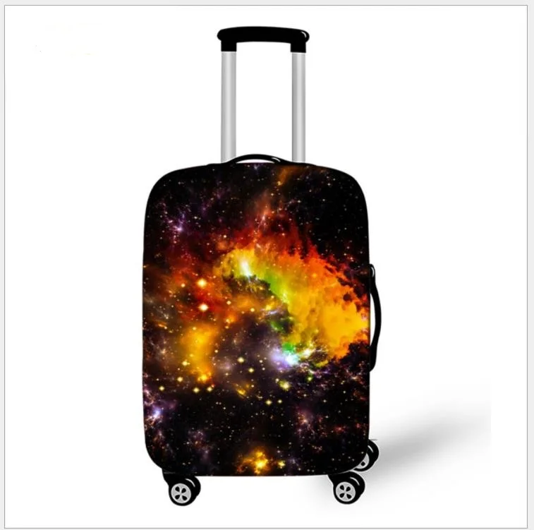 Защитный чехол для багажа Galaxy/Universe/stars для путешествий 18-32 дюймов, чехол на колесиках, чехол для костюма, Чехлы, аксессуары для путешествий - Цвет: as pictures