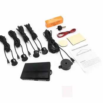 

Fast shipping LED Parking Sensor Car Auto Parktronic With 4 Sensors Reverse Backup Car Parking Radar Monitor Detector System