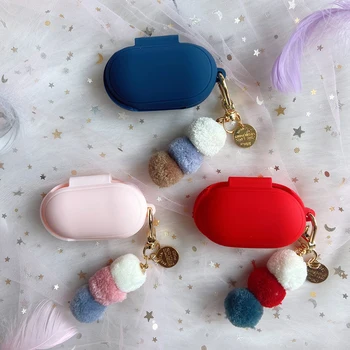 

Cute Korean Silicone Case for Samsung Galaxy Buds 2019/ Buds+ Plus Cover Bluetooth Earphone Accessories Protect Sleeve Decor New