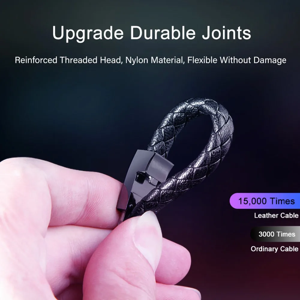 Портативный спортивный Micro USB кабель для быстрой зарядки Tpye C кабель для iphone XS 7 8 samsung s9 huawei p30 p20 быстрое зарядное устройство для передачи данных браслет