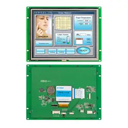 8 Polegada tft display drive board 800*600 com porta rs232 tft lcd módulo controlador placa de tela sensível ao toque industrial