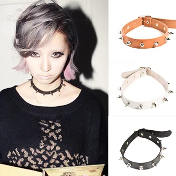 

Act the role of xin Europe and the United States pop punk retro fashion and personality element nightclub rivet necklace