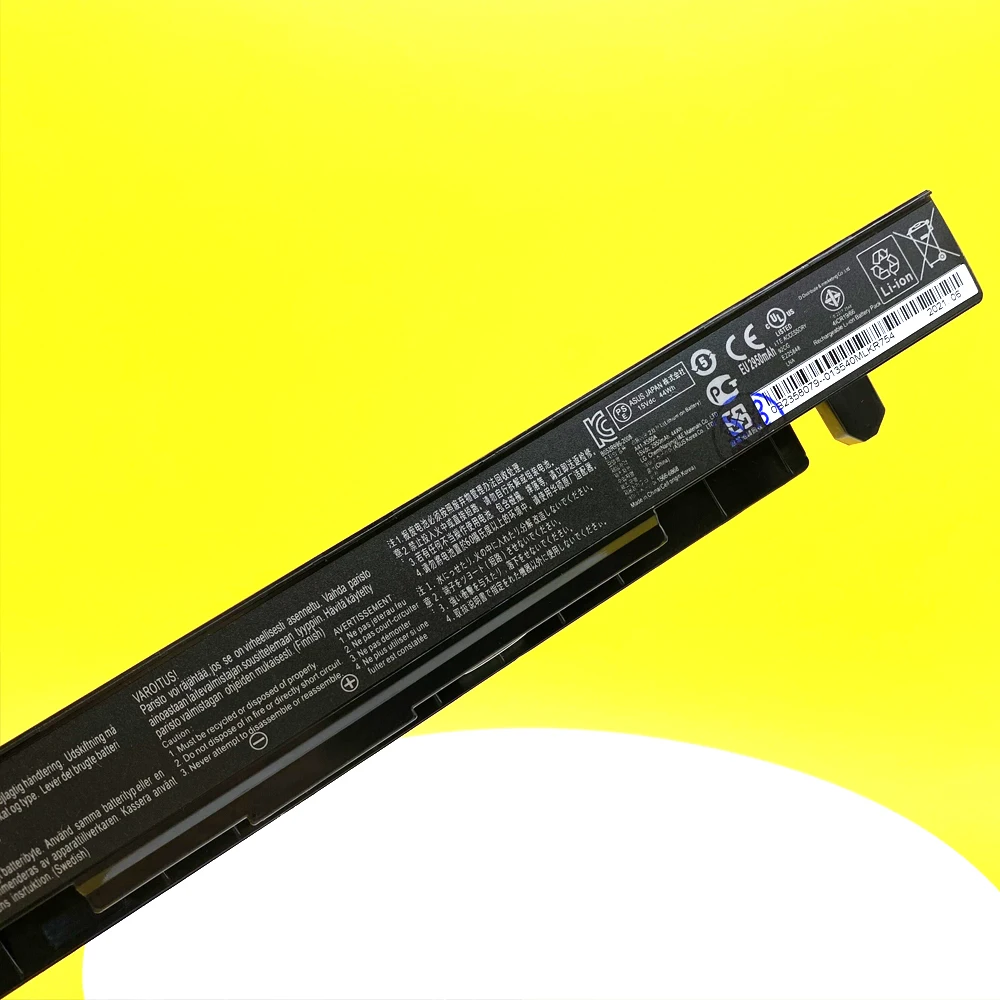 Nova Bateria para Asus A41-x550 R510c X550c X550l X550j R510l X550ca X552e X550v K550l F550v X550a P550c X550ea X550d R510 X550vx R510j F550c Y481c Y581c X550b A450c R409 P450 P550 K450 F552 450ve A550c A550l A550v - Imagem 2
