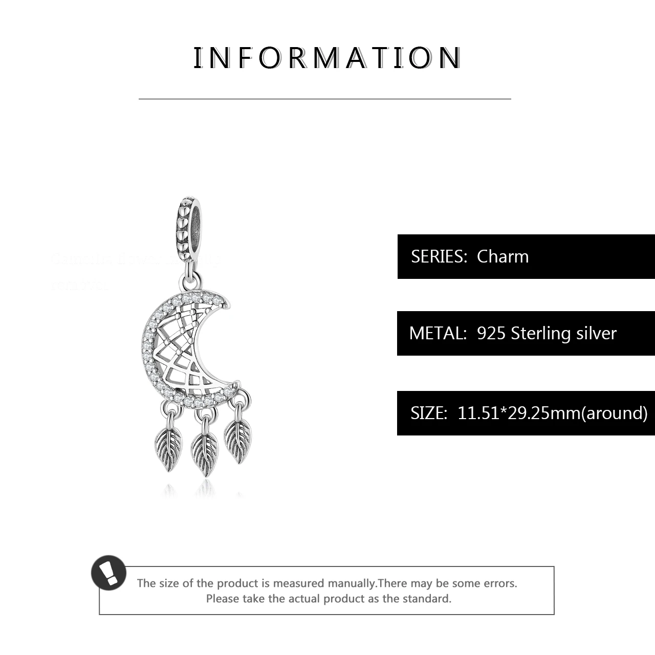 Луна Ловец снов 925 пробы Серебряные Подвески Бусины Подходят Шарм pandora браслет Изготовление ювелирных изделий