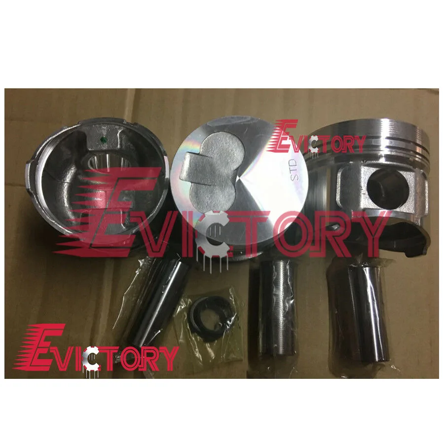 

For yanmar 3D66E 3TN66E 3TNE66 3TNV66 rebuild overhaul gasket piston ring kit