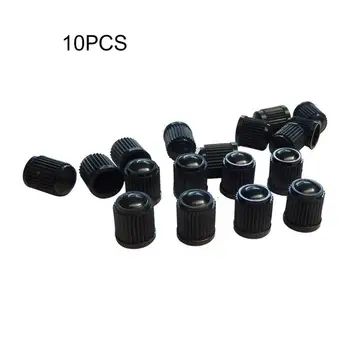 

10Pcs Automobile Tire Valve Dustproof Cap Plastic Cap Valve Cap Tire Cap Universal Automobile Tire Valve