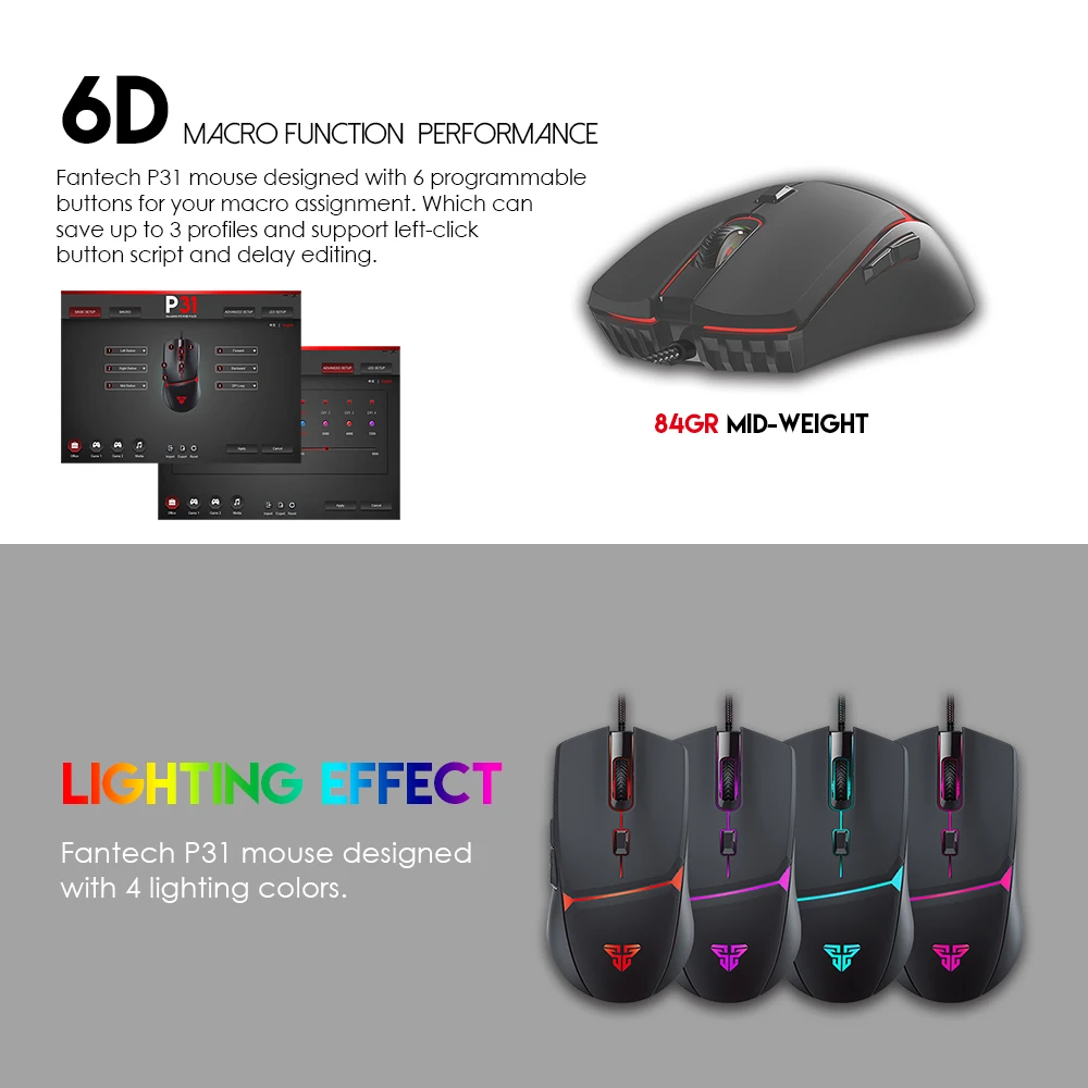 Fantech P31 Keyboard, Mouse and Mousepad7