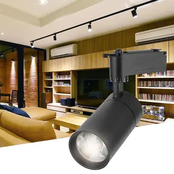 

10W 20W 30W 4000K Commercial COB LED Track Spot Light for Shopping Mall Shop Store Clothes Furniture Shop CE RoHS Certificate