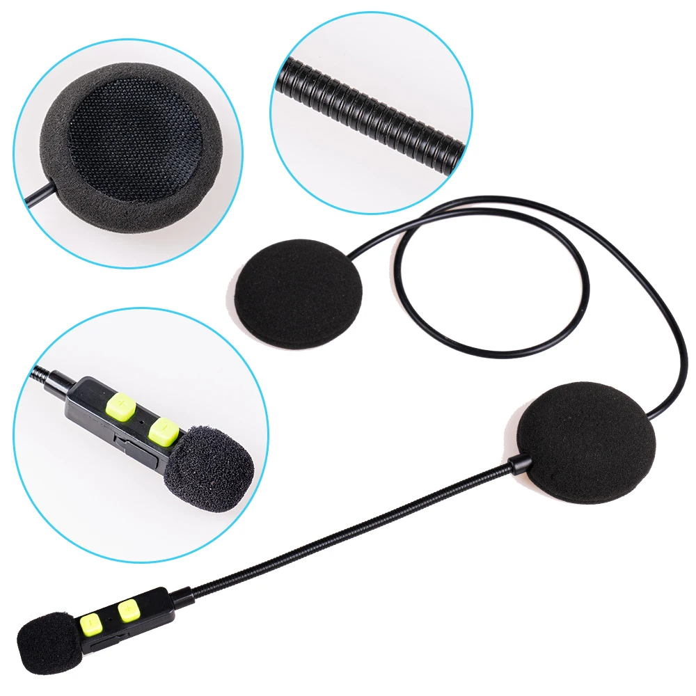 5.0 Handfree intercom Universal Motorcycle Helmet Bluetooth Headsets for Phone&MP3 &GPS capacete ls2 AGV HJC casco moto