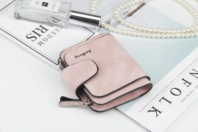 2022 New Women Wallets Free Name Engraving Small Fashion Wallets Zipper PU Leather Quality Female Purse Card Holder Wallet