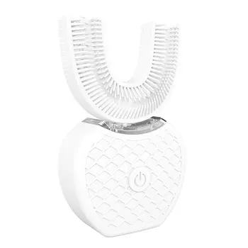 

V-white 360 Intelligent Automatic Sonic Electric Toothbrush U Type USB Rechargeable Oral Teeth Silicone brush head toothpaste