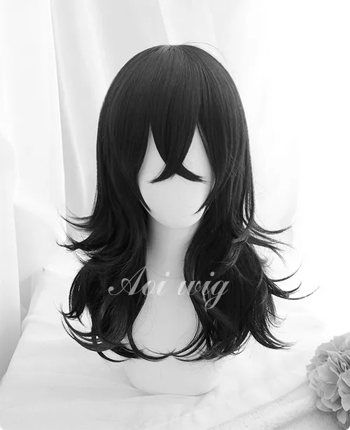 spider woman costume My Hero Academia Akademia Shouta Aizawa 45cm Black Curly Wig Heat Resistant Cosplay Costume Wig + Track + Wig Cap ladies halloween costumes Cosplay Costumes