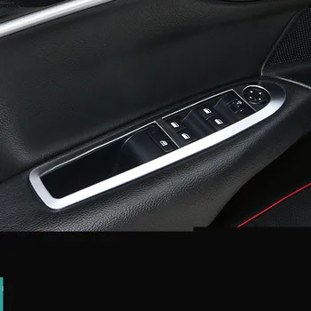 

4PCS/SET Chroming Window Glasses Decorated Frame Cover For Citroen C4L 2013 14 15 16 17 18 19 AA598