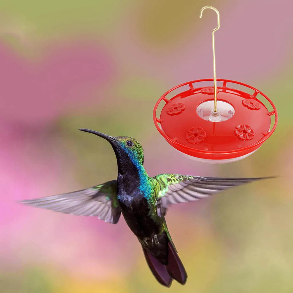 Hummingbird Feeder Outdoor Indoor Garden Patio Birds Seed Feeder Water Feeder