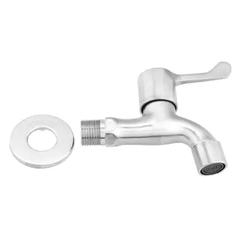 

304 Stainless Steel Single Lever Faucet Tap for Laundry Washing Machine Home Kitchen Garden Single Lever