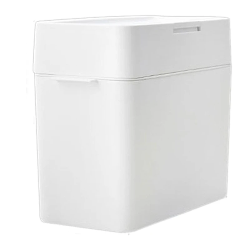 

9L Narrow Plastic Trash Can Bathroom Waste Bin Dustbin Trash Cans Garbage Bucket Garbage Dispenser