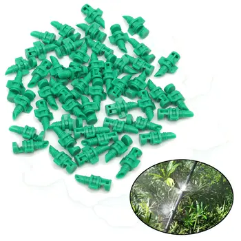 

50Pcs/set Nozzle Green 180 Degrees For Cloning Machine Hydroponic Garden Watering Systems Refraction Atomization