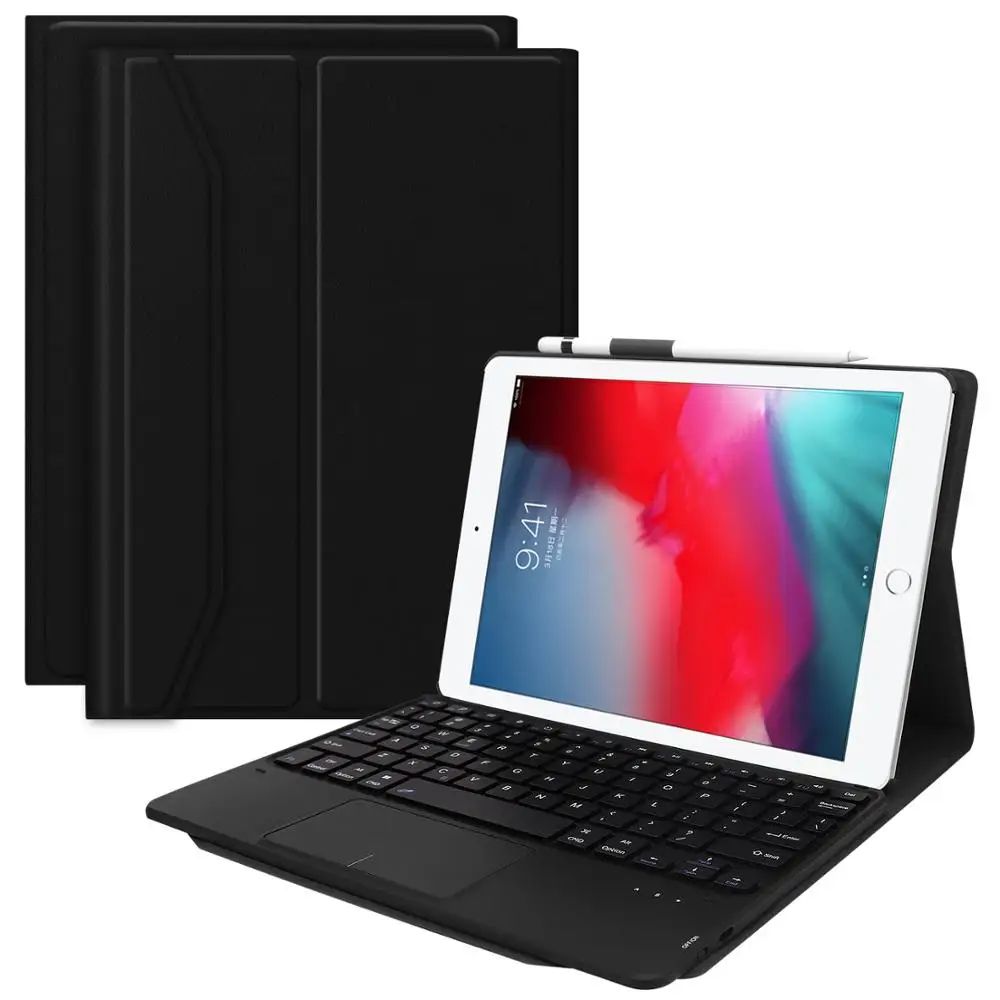 Kemile для iPad 6 9 7 2018 чехол с сенсорной панелью мышь клавиатуры 5th 2017 Air 1 2 Pro