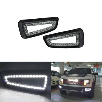 

CAN-bus Led Front Bumper DRL Daytime Running Light For Ford F150 Raptor SVT 2010 2011 2012 2013 2014 Xenon White Fog Lamp