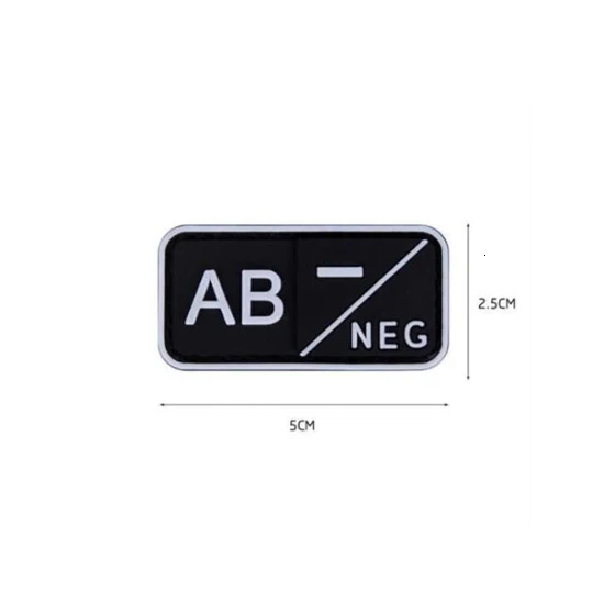 3D патч A+ B+ AB+ O+ POS A-B-AB-O положительный-отрицательный NEG Sanguine Тип патч с группой крови нравственные тактические военные заплаты эмблемы - Цвет: 21