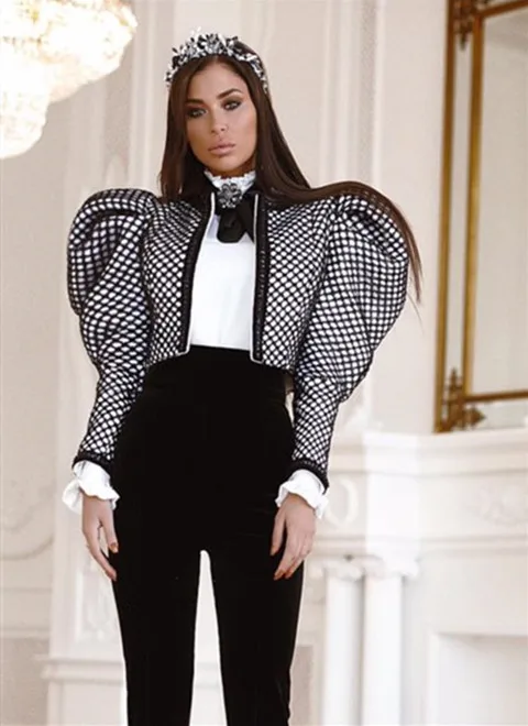 

Neck Sleeve Thin All-match Short 2019 Round Coat Woman Loose
