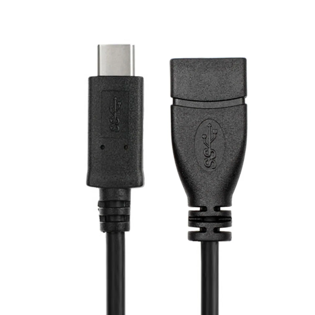 Xiwai с двумя выходами USB 3,0 3,1 Тип C Мужской Разъем для женского кабеля для передачи данных OTG кабель Высокое качество для планшета и мобильного телефона