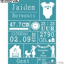 Алмазная вышивка, полный набор, дата рождения ребенка, фото на заказ, стразы, Алмазная мозаика, запись рождения ребенка, хобби и ремесла