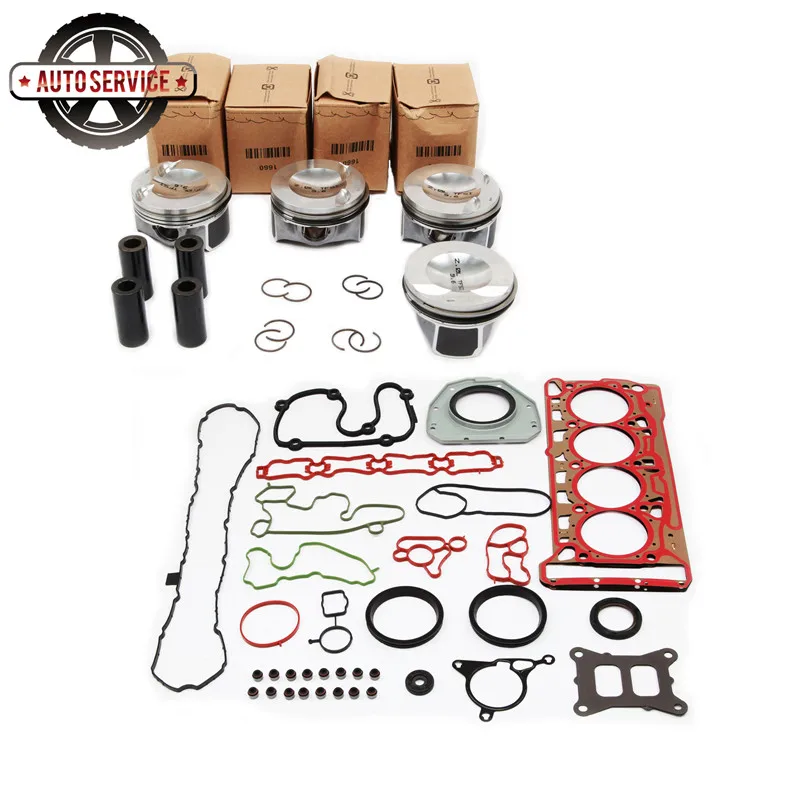 repair kit 06H107065DD EA888 третьего поколения Gngine прокладка головки блока цилиндров поршневой комплект для VW Golf Passat Jetta Audi A1 A4 A5 06J103383R - Цвет: repair kit