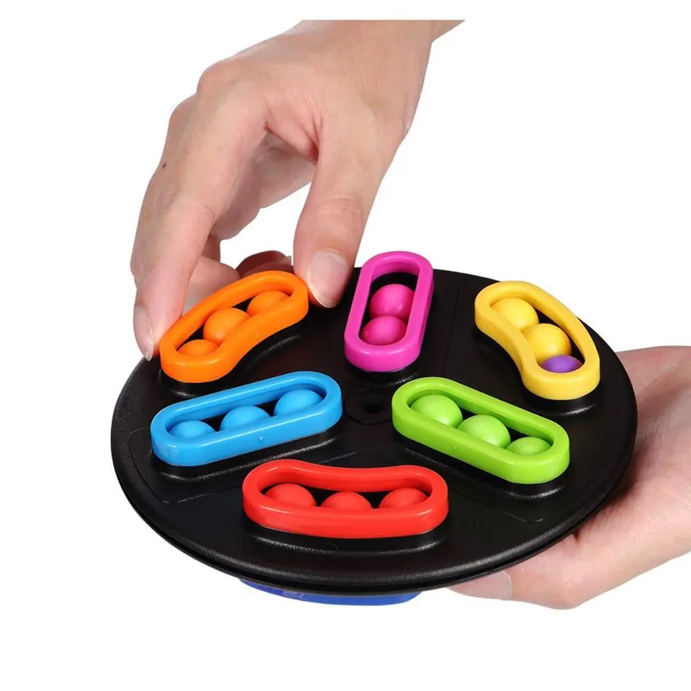 Handheld Mind Teaser Educational Magic Beans Spin Brain Training Brain Development Game Toys